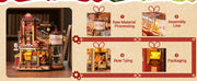 Robotime ROKR Christmas Dream Gift Factory Music Box – 3D Wooden Puzzle Model Kit