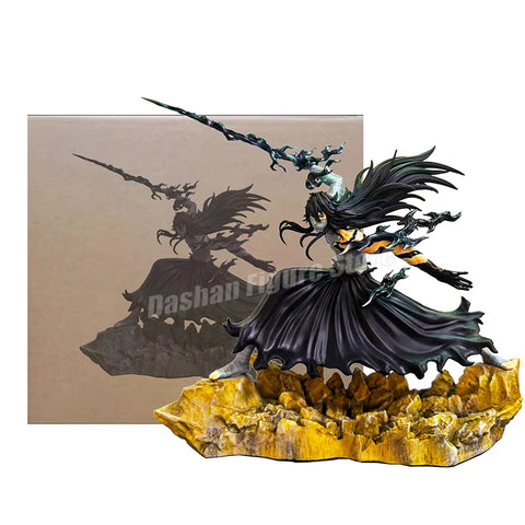 24cm Bleach Kurosaki Ichigo Action Figure Saigo No Getsuga Tenshou Model Toys Collection Doll Shinigami Mugetsu Ichigo Statue