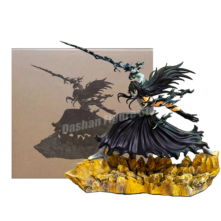 24cm Bleach Kurosaki Ichigo Action Figure Saigo No Getsuga Tenshou Model Toys Collection Doll Shinigami Mugetsu Ichigo Statue