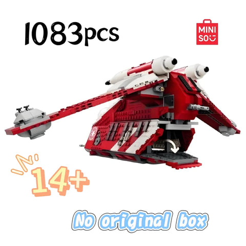 1083Pcs Coruscant Guard Gunship Model Creative 75354