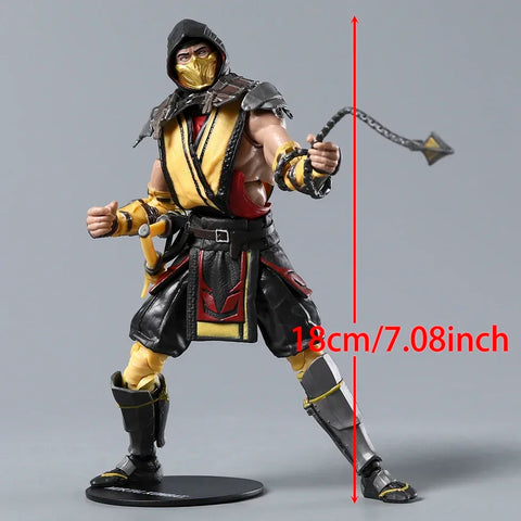 Scorpion Sub-Zero Mortal Kombat 7 inch Action Figure