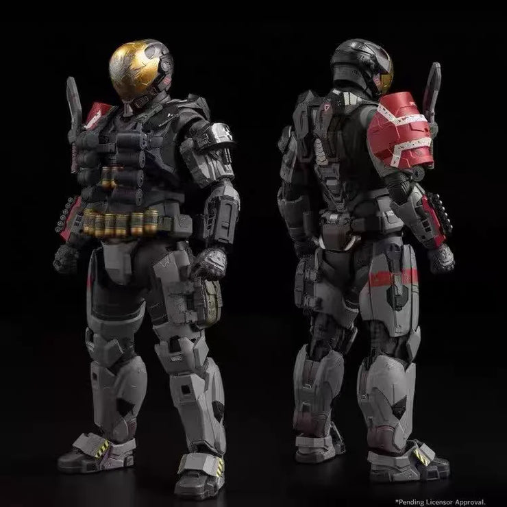 1/12 Scale Halo Action Figure - Emile-A239 Spartan-B312 Room Decoration Toy For Kids Christmas Gift Collectible Handmade Model