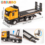Alloy Construction Vehicle Set with Container Truck, Tower Crane & Excavator – STEM Toy for Ages 3–8