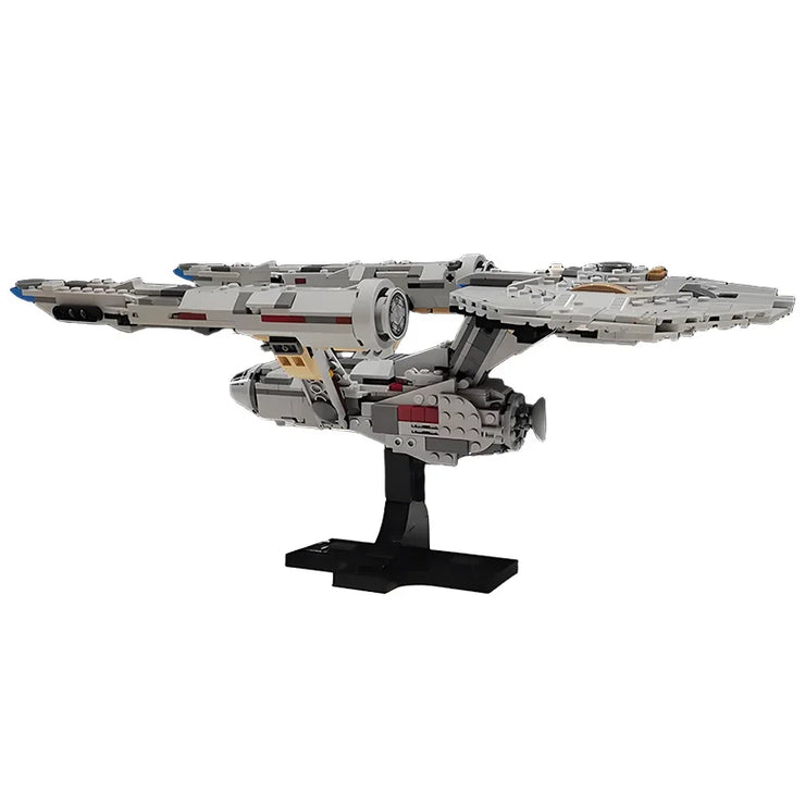 USS Enterprise NCC-1701 Midi-Scale Building Blocks Set – Star Trek-Inspired DIY Starship Model Kit