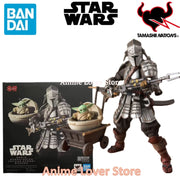 Bandai Original Star Wars Movie Realization Anime Action Figures – Darth Vader, Boba Fett, Kylo Ren & The Mandalorian