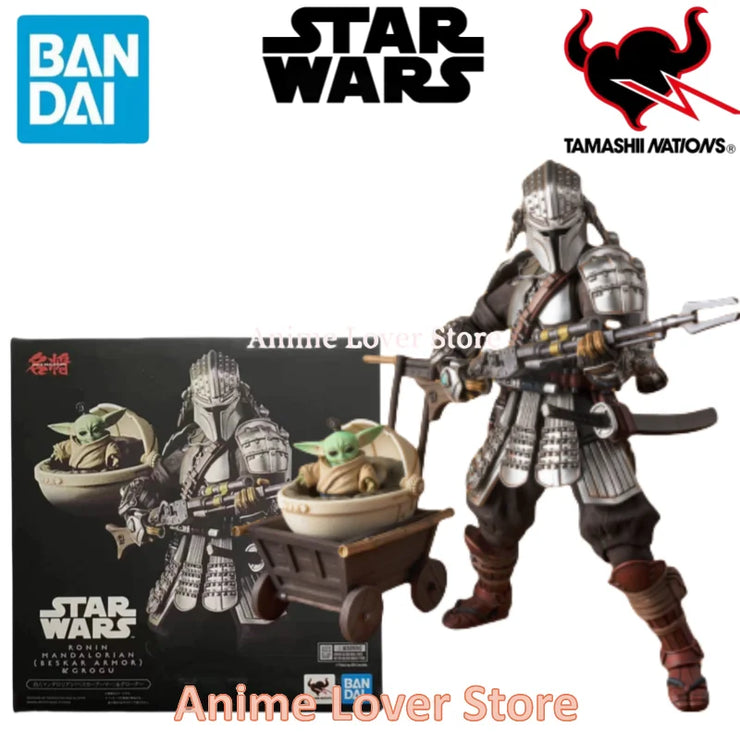 Bandai Original Star Wars Movie Realization Anime Action Figures – Darth Vader, Boba Fett, Kylo Ren & The Mandalorian