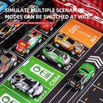 48-Piece Mini Racing Car Set with Play Map & 4-Level Garage – Gift Box Edition for Kids