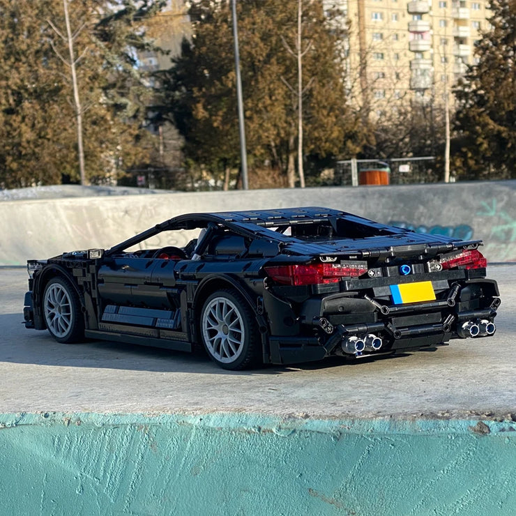 Super Car Model Building Blocks MOC City Remote Control Technology