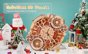 Robotime ROKR LC601 Zodiac Wall Clock – 3D Wooden Puzzle Model Kit