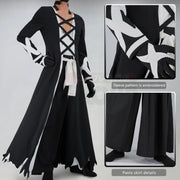 HOLOUN Bleach Kurosaki Ichigo Cosplay Outfit Haori Vest Pants
