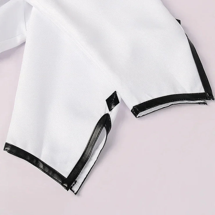 Akemi Homura Cosplay Costume – Puella Magi Madoka Magica Combat Dress with Bow, Wig, and Uniform for Halloween or Party Events