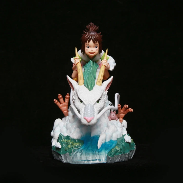 Spirited Away Chihiro & Haku PVC Figure – Studio Ghibli Anime Collectible Statue