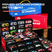 48-Piece Mini Racing Car Set with Play Map & 4-Level Garage – Gift Box Edition for Kids