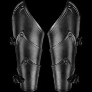 Medieval Steampunk Victoria Knight Pirate Costume – Leather Vest Armor with Body, Shoulder Pauldrons for Men’s LARP and Cosplay