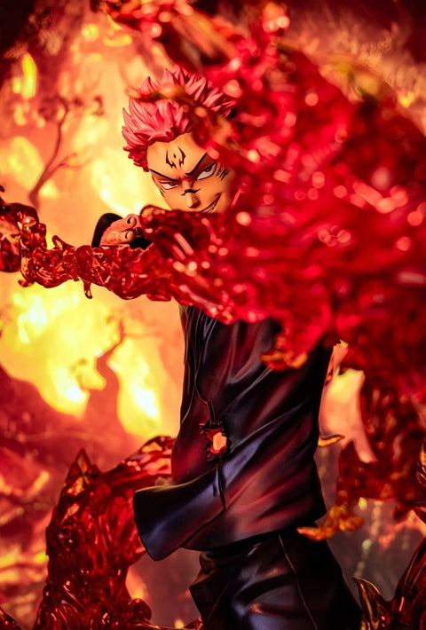Jujutsu Kaisen Ryomen Sukuna Itadori Yuji Anime Figure Model Toy King Of The Curse Returns To The Extreme Battle Gift Collection