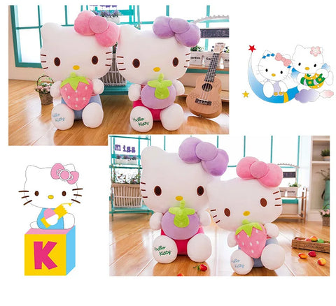 Sanrio Strawberry Hello Kitty Stuffed Plushie Doll