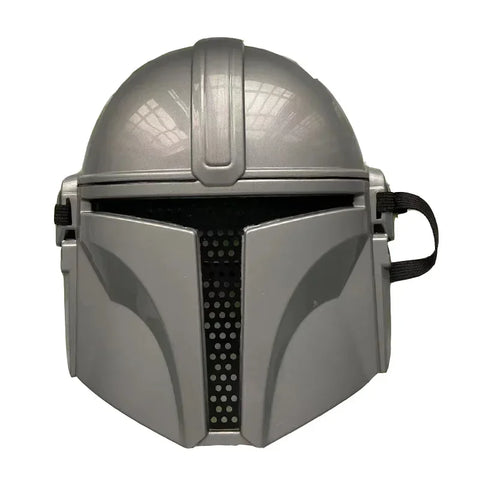 Boys Mandalorian Movie Mask Costume Printed Cartoon Warrior Armor Bodysuit Kids Fantasy Cosplay Costume Halloween