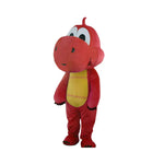 Green, Blue & Red Dinosaur Mascot Costume – Walking Character Outfit with Headgear for Adult Performances & Events
