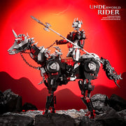 1178pcs Hell Death Knight War-horse Model Building Blocks Kits DIY Undead Skull Knight Bricks Toys For Kids Gifts