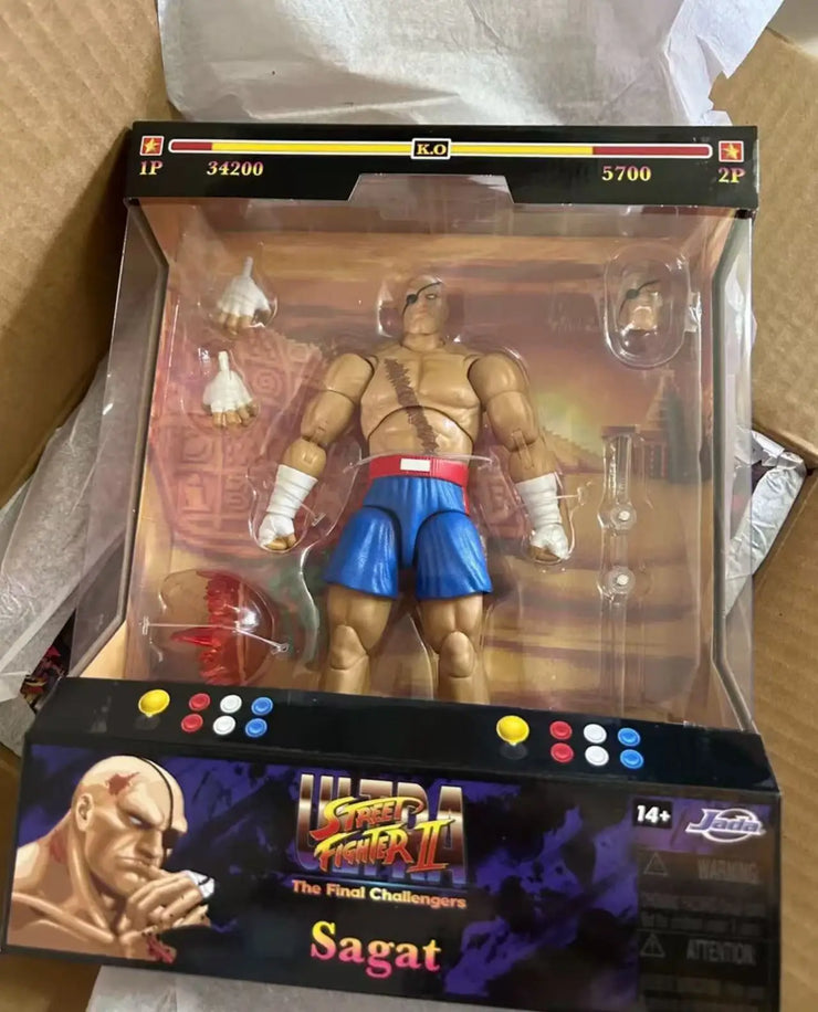 Jada Toys Street Fighter Blanka Sagat Vega Wave 4 Action Figure Collectible Model Statue