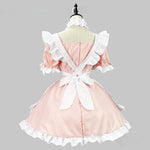 Black and White Lolita Maid Costume – Cute French Apron Dress Uniform for Cafe, Parties, and Cosplay