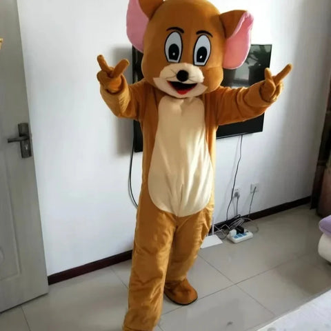 Tom & Jerry Mascot Costume Set – Cartoon Cosplay for Advertising, Parties, Carnival & Halloween Events