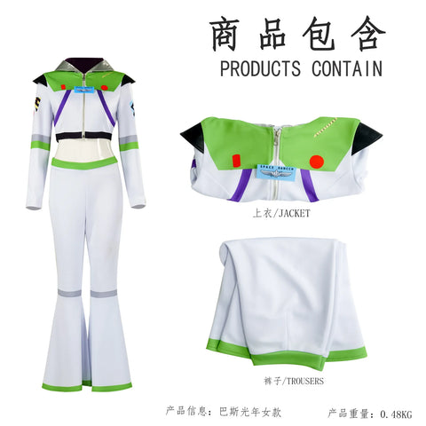 Toy Story Buzz Lightyear Cosplay Bodysuit  Jumpsuit Costumes