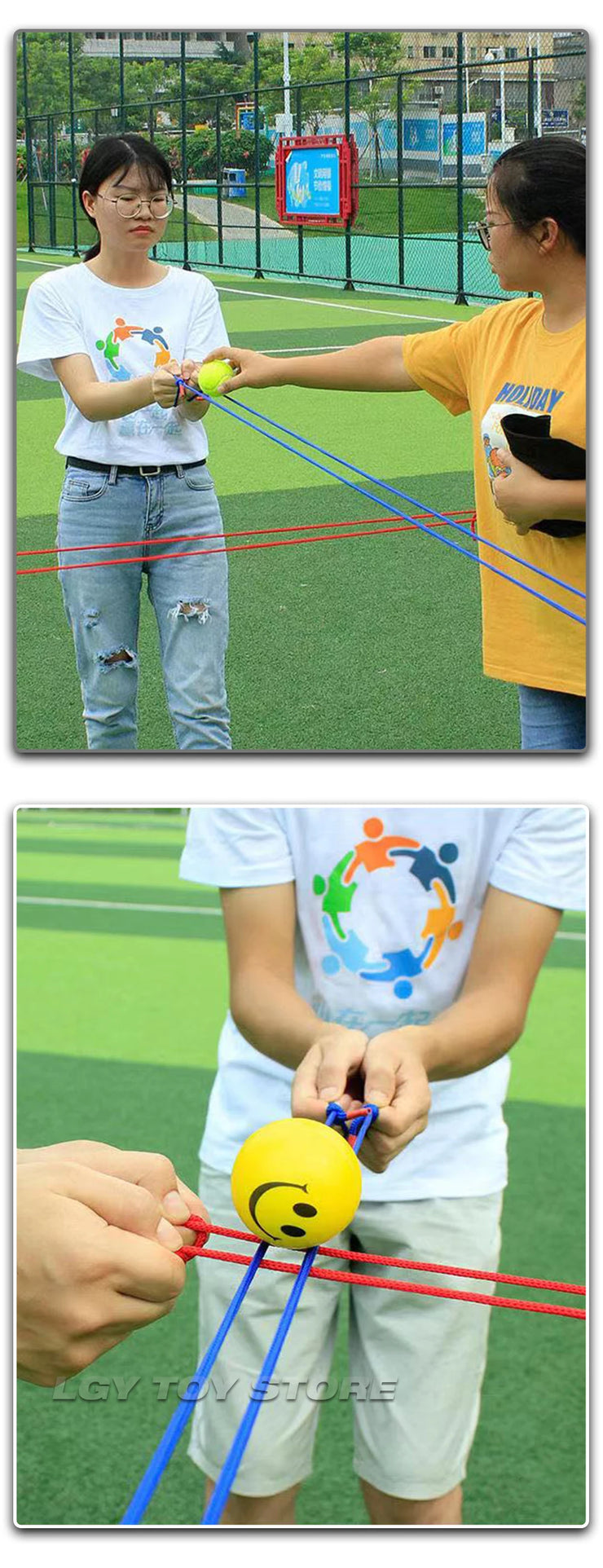 Teamwork Game Pull Rope Track Catch the Ball Team Building Game Parent-child Interaction Multiplayer