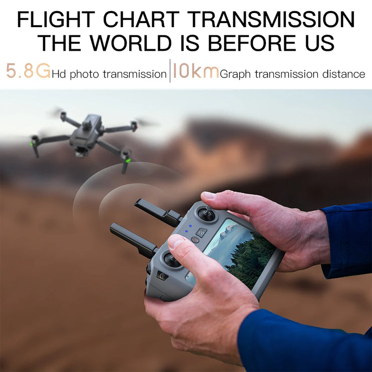 ZLL SG909 SG909MAX Professional Drone With 4K Camera GPS 3-Axis Gimbal 360 Obstacle Avoidance Touch Screen FPV Brushless RC Drone
