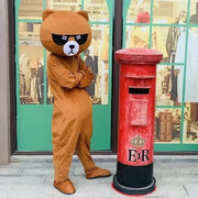 Brown Bear Mascot Costume – Cartoon Animal Character Cosplay for Carnival, Events & Identity V Theme