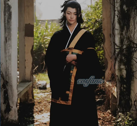 Geto Suguru Cosplay Costume – Blue or Black Anime Kimono Outfit for Men and Women, Ideal for Halloween and Events
