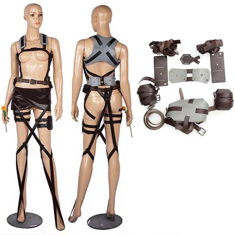 Cosplay Anime Levi Ackerman Mikasa Ackerman Cosplay Costume Eren Jaeger Outfits Hange Zoe Cosplay CostumeFull Set