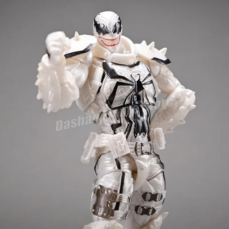 Amazing Yamaguchi Revoltech Agent Venom Action Figure – Superhero Eugene Thompson Model Toy, Perfect Gift Collection