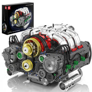 Engine Building Blocks Model Series Technical STEM Toys Moc Tank V8 Engine Supercar W16 Bricks Assembly Toy Set Kids Adults Gift