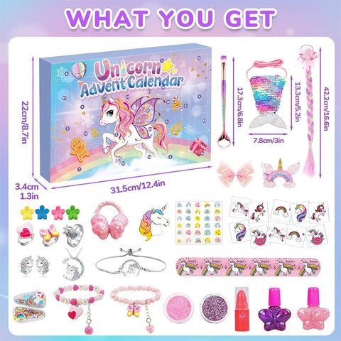 Unicorn Advent Calendar 2025 Stationery Advent Calendar Children&