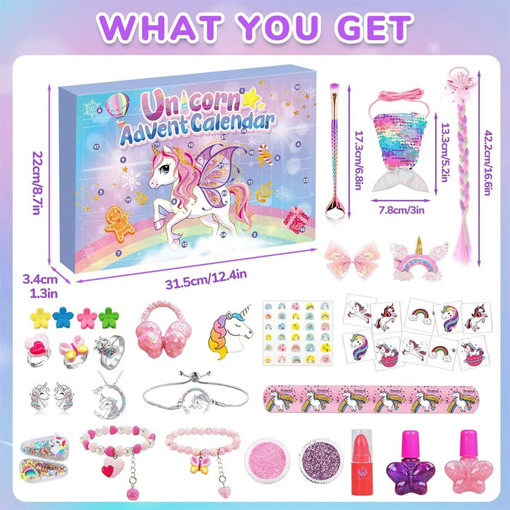 Unicorn Advent Calendar 2025 Stationery Advent Calendar Children&