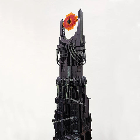 MOC Famous rings Movie Architecture Dark Tower Fortress of Sauron Barad-dur Ultimate Collection 5996 Pcs
