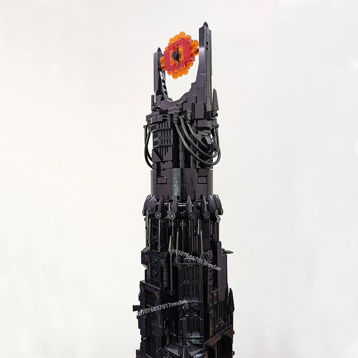 MOC Famous rings Movie Architecture Dark Tower Fortress of Sauron Barad-dur Ultimate Collection 5996 Pcs