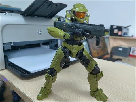 Sentinel Master Chief Action Figure Pvc Anime Collection Model Mjolnir Mk Vi Sv Action 18cm John117 S117 Movable Doll Toys