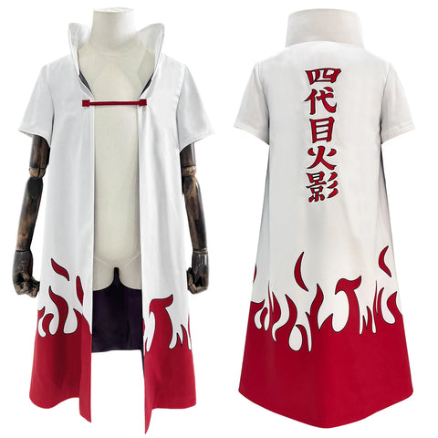 HOLOUN Anime Namikaze Minato Cosplay Costume Cloak Vest