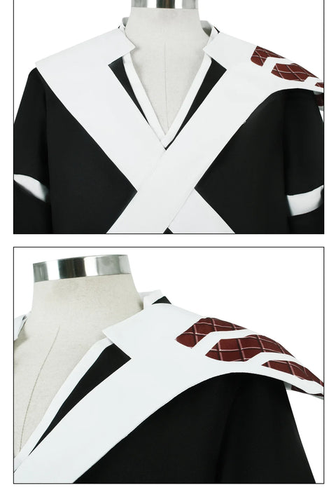 Bleach Thousand-Year Blood War Kurosaki Ichigo Cosplay Costume Wig Shinigami Attire Pauldron Outfit For MenHalloween New Party
