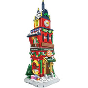 1084pcs New City Creativity Winter Village Christmas House Christmas ART House Model Building Blocks Bricks Kids Toys Christmas Gifts