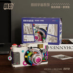 Retro DSLR Camera Assembly 500+ pieces Building Block Detachable Mechanical Trendy Punk Style Model