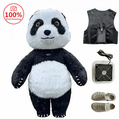 Inflatable Martha Bear Brown Bear Giant Costume Adult Walking Mascot