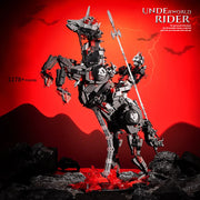 1178pcs Hell Death Knight War-horse Model Building Blocks Kits DIY Undead Skull Knight Bricks Toys For Kids Gifts