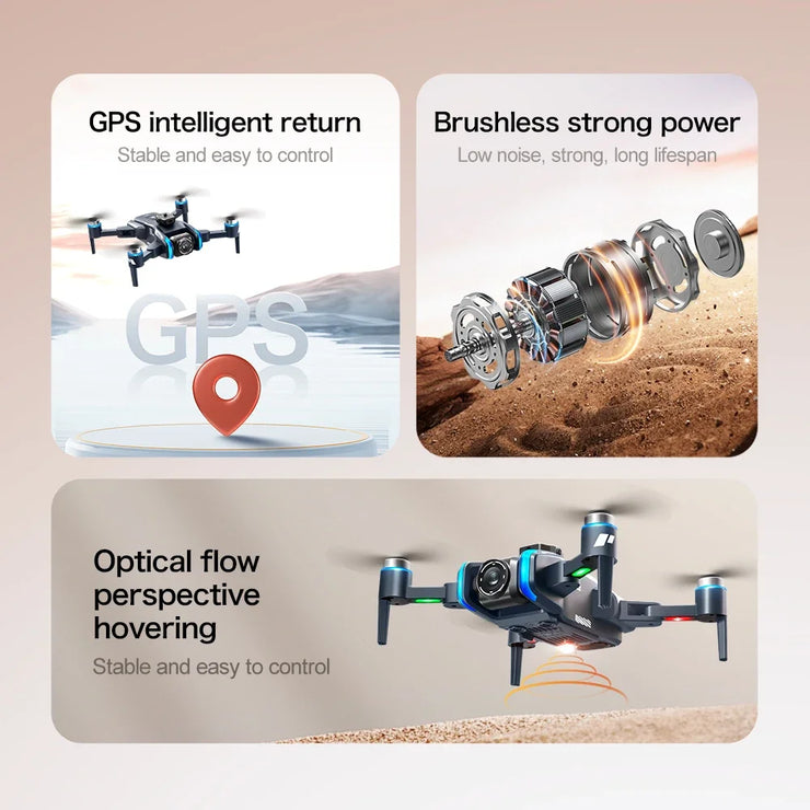 Xiaomi Mijia XT808 GPS Drone Professional 8K HD Dual Camera Brushless Motor avoidance WIFI FPV Foldable RC Quadcopter Helicopter