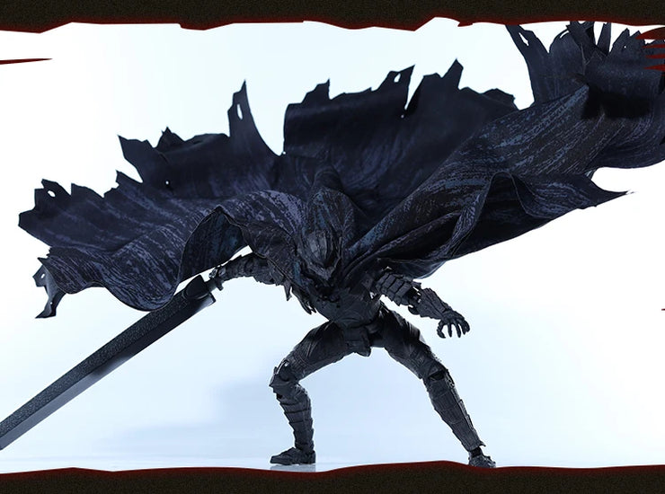 JLDZ Toy Berserk Legendary Black Swordsman Guts Action Figure Collectible