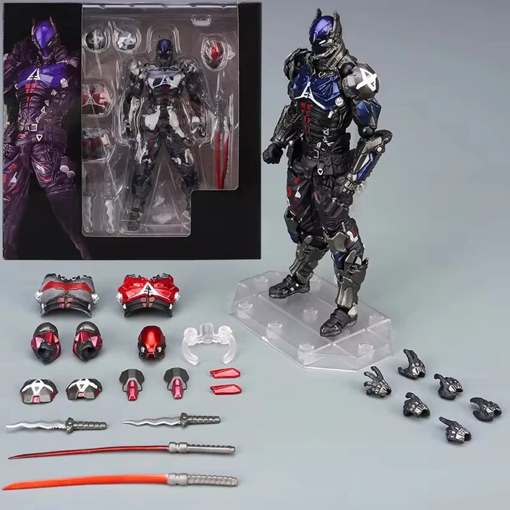 Amazing Yamaguchi Arkham Knight Series – Batman, Red Hood & Robin Jason Todd Action Figure Collectible Model