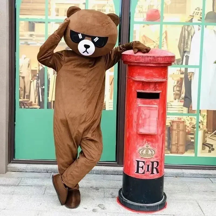 Brown Bear Mascot Costume – Cartoon Animal Character Cosplay for Carnival, Events & Identity V Theme