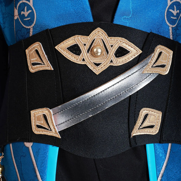 Anaxagoras Cosplay Costume – Honkai: Star Rail Uniform with Wig from Grove of Epiphany Amphoreus for Men and Women, Ideal for Halloween Events